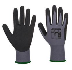 Ochranné rukavice Dermiflex Aqua, šedo-černá, nitrilové, vel. M, AP62G8RM