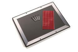 Rám na plakáty, černá, A4, hliníkový rám, DURABLE 479601