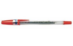 20113 Kuličkové pero N-5200, červená, 0,24 mm, s víčkem, ZEBRA