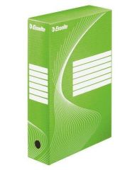 ESSELTE  Archivační krabice Boxycolor, zelená, 80 mm, A4, karton, ESSELTE