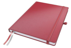 Leitz  Zápisník Complete, červená, linkovaný, A4, 80 listů, LEITZ