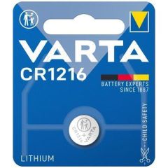 VARTA  Knoflíková baterie, CR1216 1 ks, VARTA 6216101401