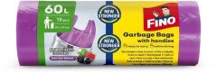 Pytle na odpadky Premium handles Aromatic, fialová, s vůní lesních plodů, 60 l, 15 ks,FINO ,balení 15 ks