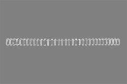 GBC  Hřbet WireBind, stříbrná, kovový, 3:1, 12,5 mm, 115 listů, GBC