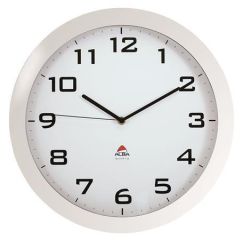 ALBA  Nástěnné hodiny Horissimo, bílá, 38 cm, ALBA