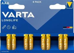 VARTA  Baterie Longlife, AAA, 8 ks, VARTA