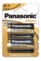 Panasonic  Baterie Alkaline power, D 2 ks, PANASONIC