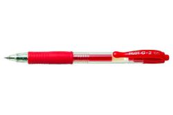 Gelové pero G-2, červená, 0,25mm, PILOT