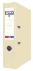 Pákový pořadač Life, pastelová žlutá, 75 mm, A4, s ochranným spodním kováním, PP/karton, DONAU