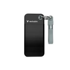 Externí disk Pocket SSD, černá/šedá, 1 TB, USB 3.2 Gen2, VERBATIM 32190
