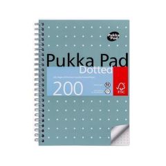 Pukka Pad  Spirálový sešit Metallic Jotta, A5, tečkovaný, 100 listů, PUKKA PAD JM021DOT