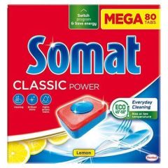 Tablety do myčky Classic, Lemon, 80 ks, SOMAT 31050132 ,balení 80 ks