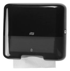 TORK  Zásobník na papírové ručníky Dispenser Hand Towel Zigzag, černá, plastový, H3 systém, TORK