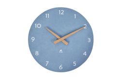 ALBA  Nástěnné hodiny Hormilena, modrá, 30cm, ALBA