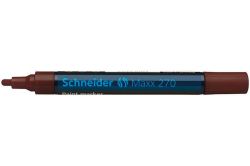 SCHNEIDER  Permanentní lakový popisovač Maxx 270, hnědá, 1-3mm, SCHNEIDER
