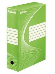 ESSELTE  Archivační krabice Boxycolor, zelená, 100 mm, A4, karton, ESSELTE