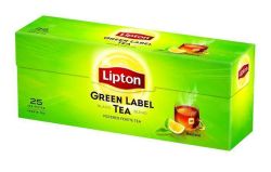 Lipton  Černý čaj Green label, 25 x 1,5 g, LIPTON