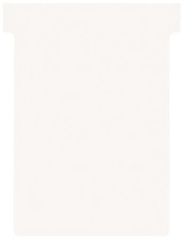 T-karty, bílá, vel. 3, 100 ks/balení, NOBO 2003002 ,balení 100 ks