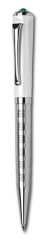 ART Crystella  Kuličkové pero Rialto, bílá-stříbrná, tyrkysový krystal SWAROVSKI®, 14 cm, ART CRYSTELLA® 1805XGF4