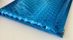 BLAKE  Obálka, metalická modrá, bublinková, C4, 324 x 230 mm, BLAKE MTN324