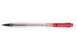 PILOT  Kuličkové pero BP-S Matic, transparentní tělo, červená, 0,27mm, PILOT