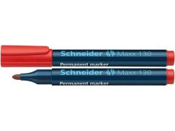 Permanentní popisovač Maxx 130, červená, 1-3mm, kuželový hrot, SCHNEIDER