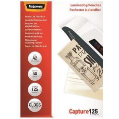 FELLOWES  Laminovací fólie, lesklá, 125 micron, A2, FELLOWES ,balení 50 ks