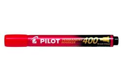 PILOT  Permanentní popisovač Permanent Marker 400, červená, 1,5-4 mm, klínový hrot, PILOT