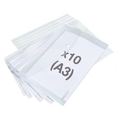 Spisové desky s drukem Eco, transparentní, A3, PP, 10 ks/balení, RAPESCO 1817 ,balení 10 ks