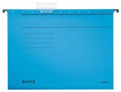 Leitz  Závěsné desky ALPHA® typu V, modrá, A4, karton, LEITZ ,balení 25 ks