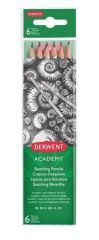 DERWENT  Grafitové tužky Academy, 6 tvrdostí, šestihranná, DERWENT 2300086