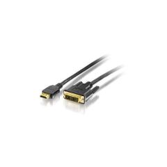 EQUIP  Kabel HDMI-DVI-D, pozlacený, 2 m, EQUIP 119322