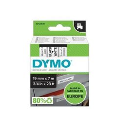 dymo  Páska, 19 mm x 7 m, DYMO D1, bílá-černá