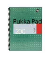 Pukka Pad  Blok Metallic Jotta, A4+, čtverečkovaný, 100 listů, spirálová vazba, PUKKA PAD