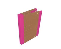 Desky na výkresy Life, neonově růžová, 30 mm, karton, A4, DONAU 2074001FSC-30