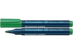 Permanentní popisovač Maxx 130, zelená, 1-3mm, kuželový hrot, SCHNEIDER