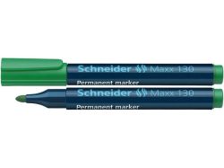 Permanentní popisovač Maxx 130, zelená, 1-3mm, kuželový hrot, SCHNEIDER