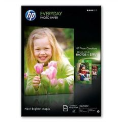 HP  Fotografický papír, do inkoustové tiskárny, lesklý, A4, 200g, HP ,balení 100 ks