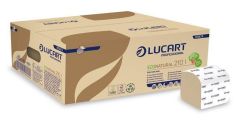 LUCART  Toaletní papír EcoNatural, hnědá havana, skládaný, 2 vrstvy, 210 listů, LUCART 811A74