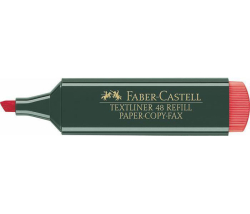 Faber Castell  Zvýrazňovač Textliner 48, červená, 1-5 mm, FABER-CASTELL