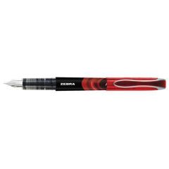 Inkoustové pero, červená, 0,6 mm, ZEBRA