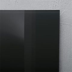 SIGEL  Magnetická skleněná tabule Artverum®, černá, 48 x 48 x 1,5 cm, SIGEL GL110
