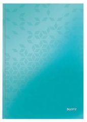 WOW Leitz  Zápisník Wow, ledově modrá, čtverečkovaný, A4, 80 listů, lesklá, LEITZ