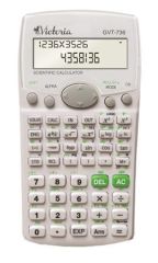 Kalkulačka vědecká GVT-736, bílá, 283 funkcí, VICTORIA