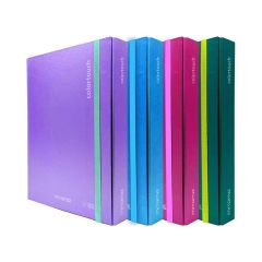 Desky s gumičkou Color Touch, 5cm, červená, MITAMA 62034-90281