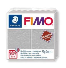 FIMO® Leather Effect, šedá 57g