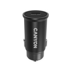 CANYON  Nabíječka do auta C-20, 1x USB-C, PD 20W, CANYON CNS-CCA20B