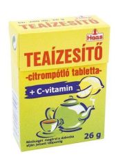 Tablety do čaje, s aroma citronu, 20g, HAAS