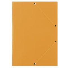 Desky s gumičkou Standard, oranžové, karton, A4, DONAU FEP12G