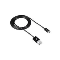 USB kabel UM-1, černá, USB 2.0-microUSB, 1 m, CANYON CNE-USBM1B
